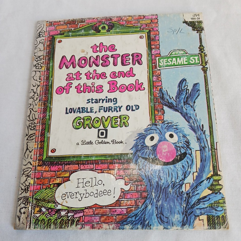 Sesame Street The Monster at the End of This Book Little Golden